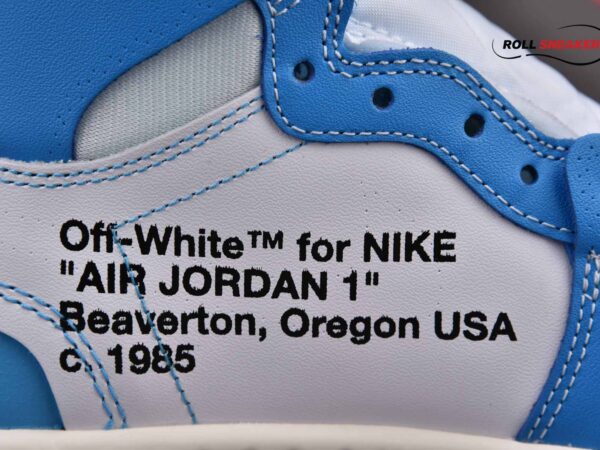 Nike Air Jordan 1 Off White Blue Xanh