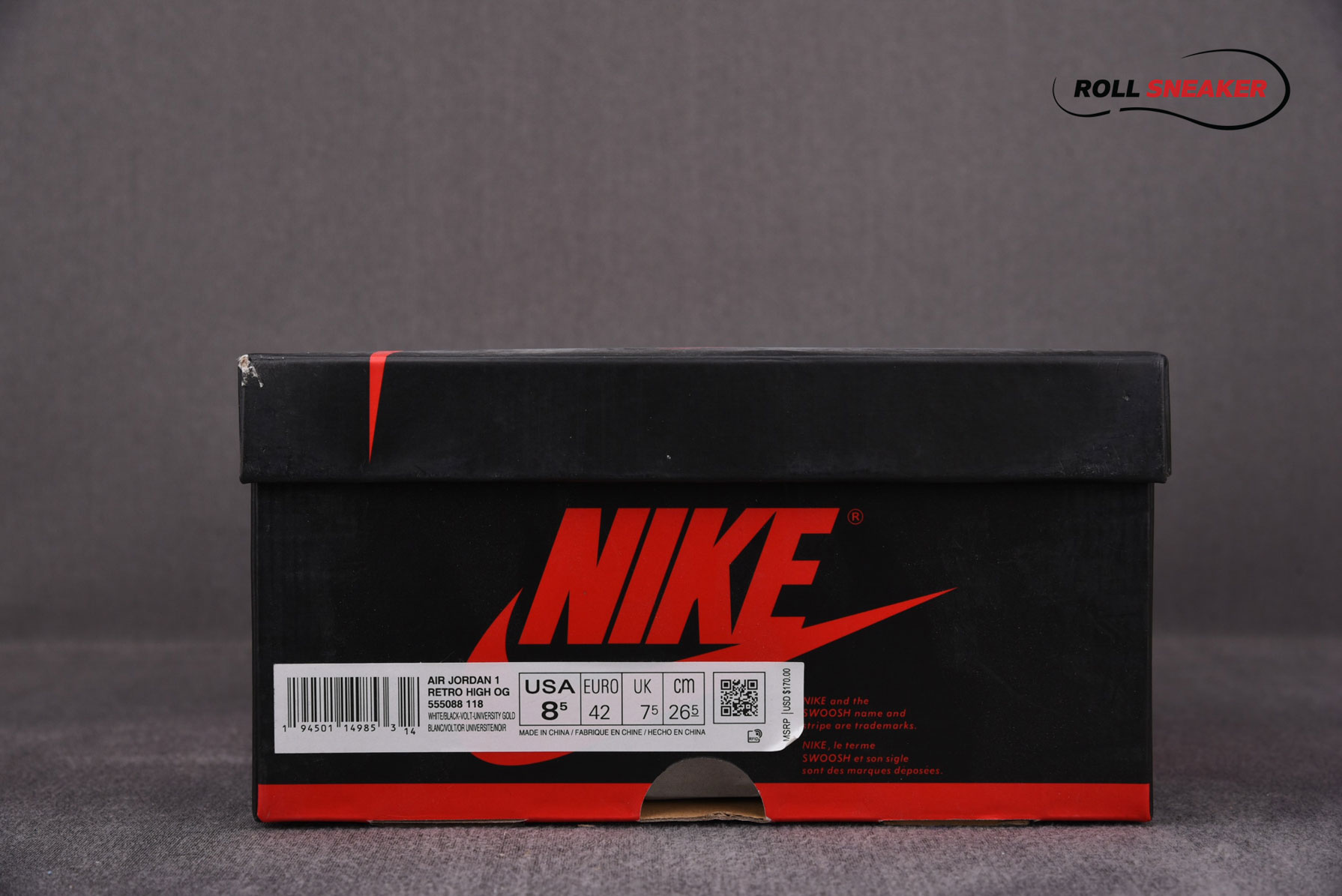 Nike Air Jordan 1 Retro High Volt Gold