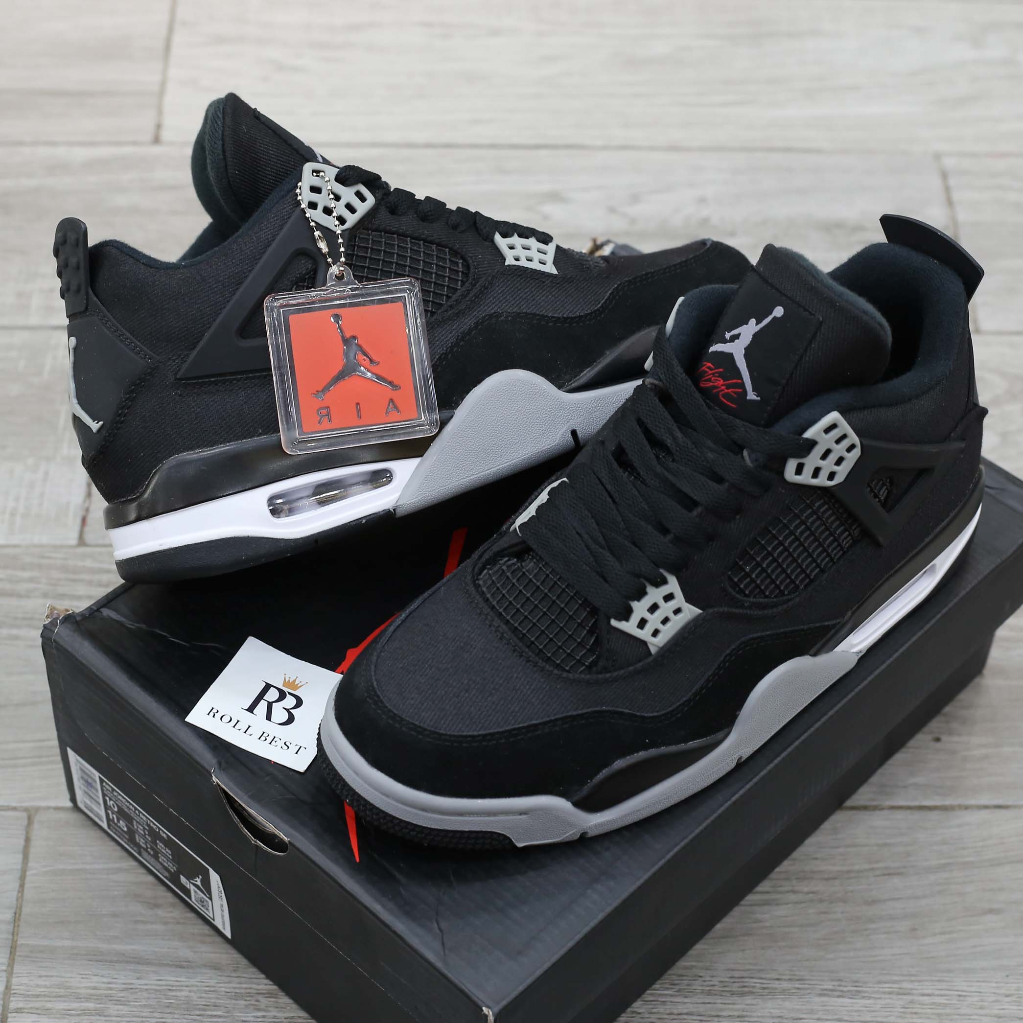 Nike Air Jordan 4 Retro SE‘Black Canvas’