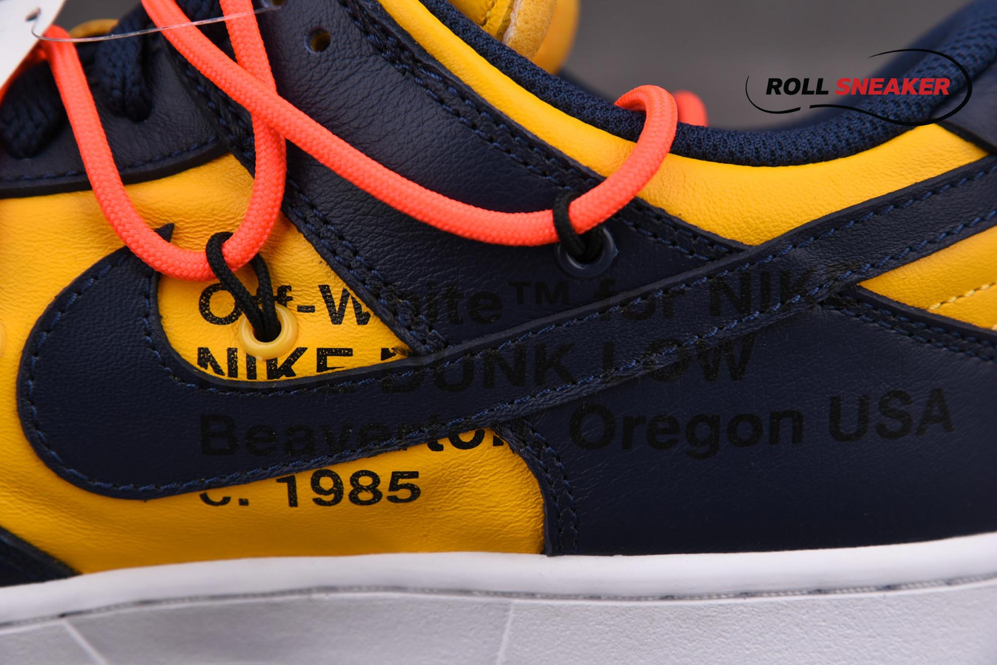 Nike Dunk Low Off-White ‘University Gold Midnight Navy’
