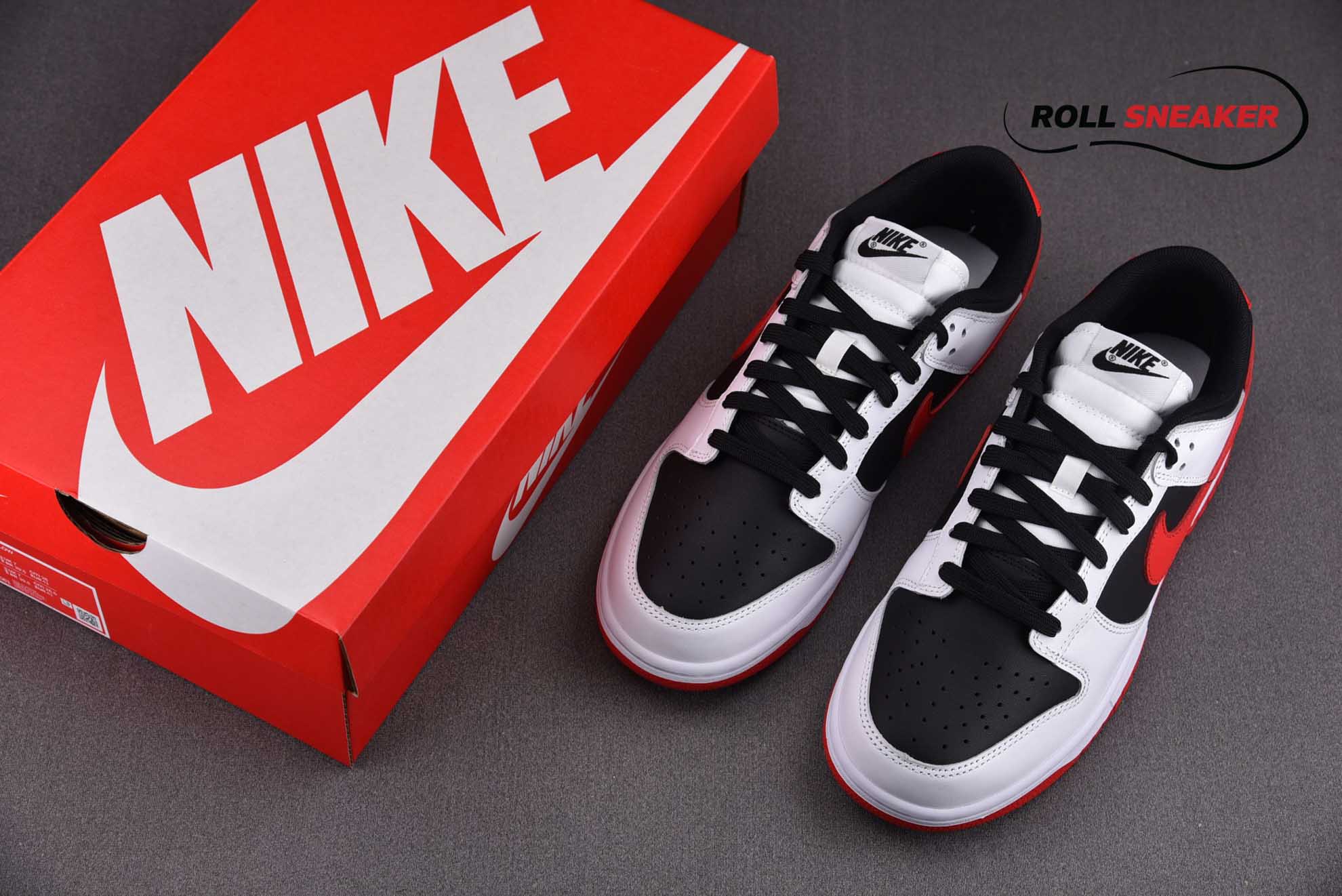 Nike Dunk Low 'White Black Red'