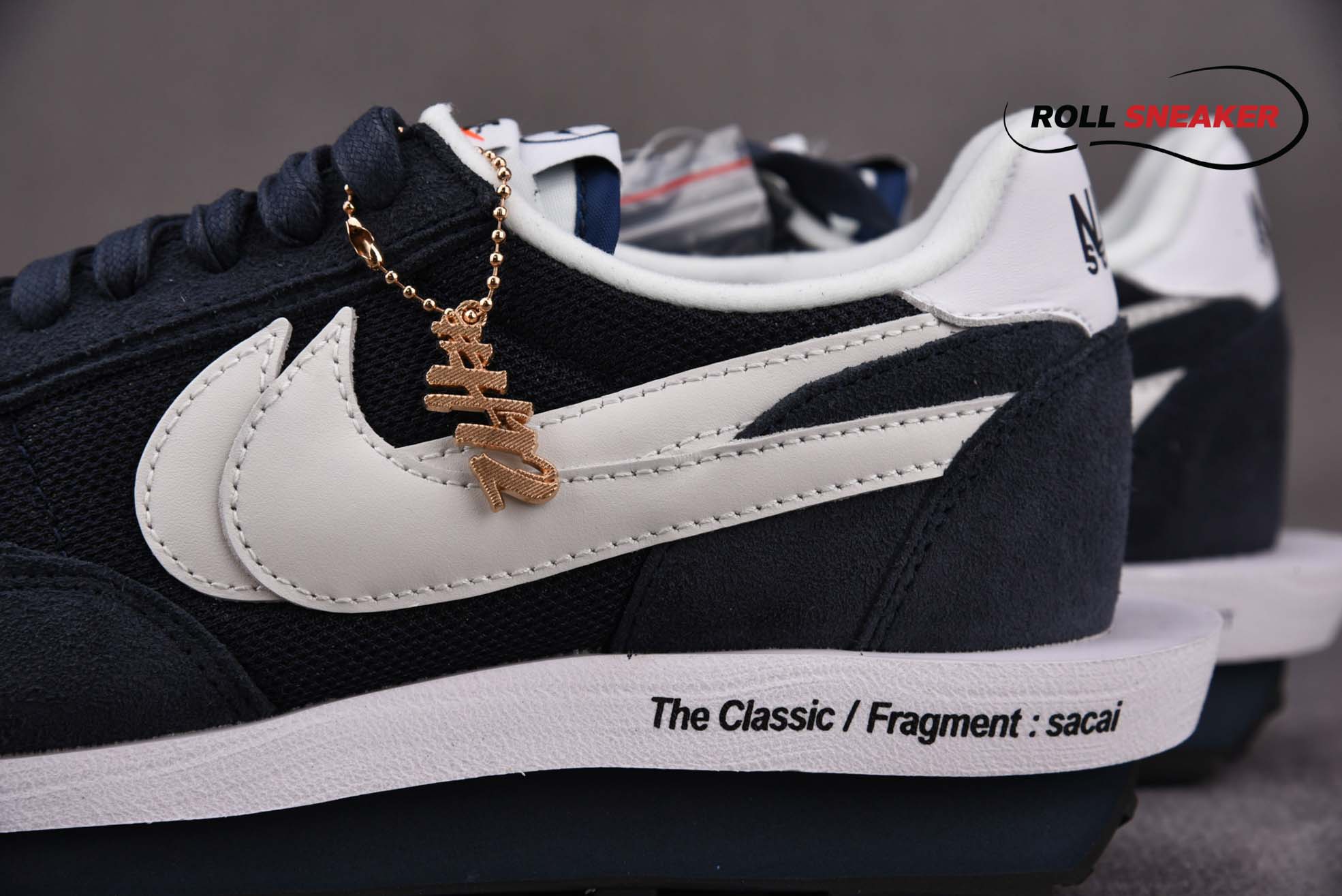 Nike Fragment Design x sacai x LDV Waffle ‘Blackened Blue’