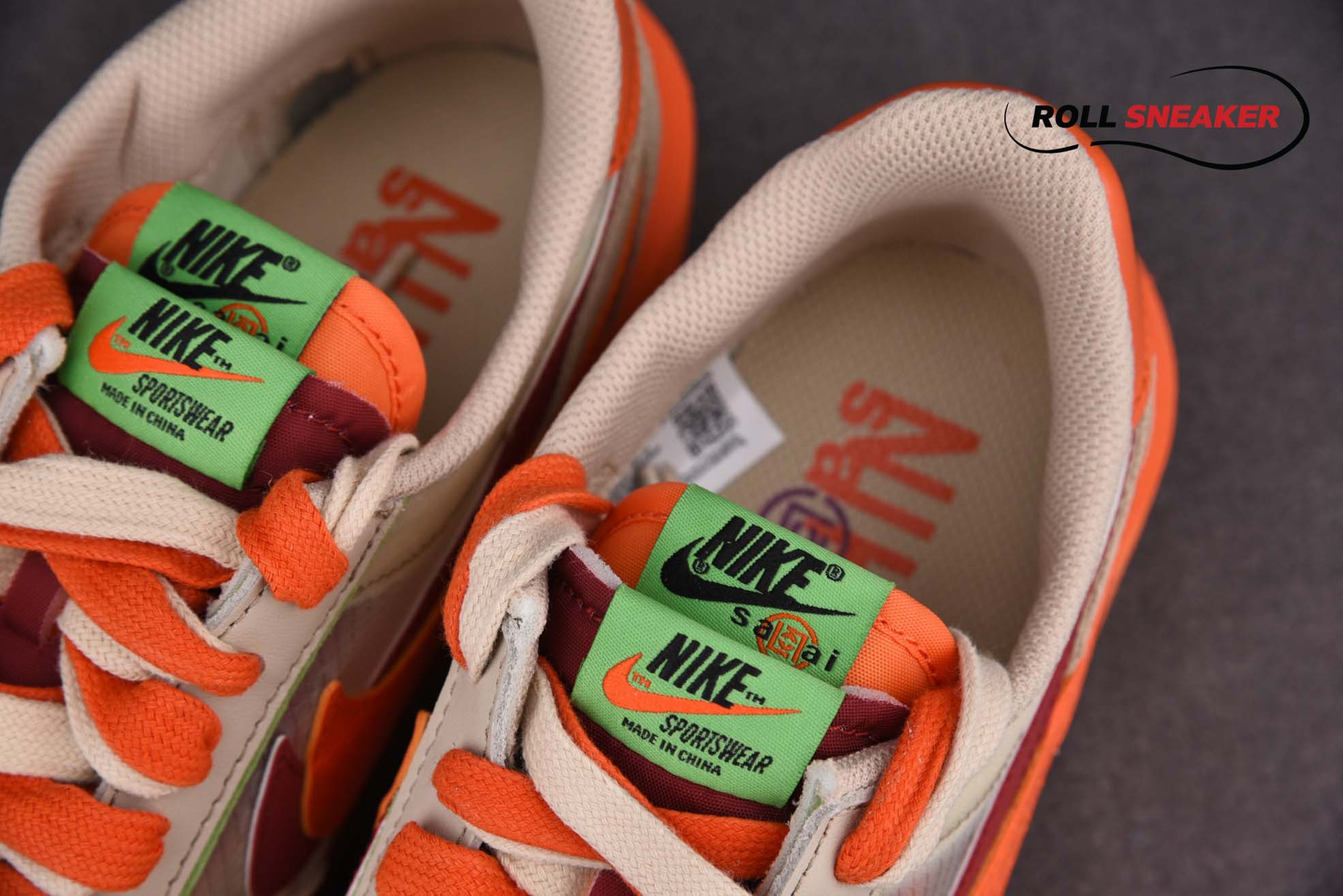 Nike Sacai x Clot x LDWaffle ‘Net Orange Blaze’