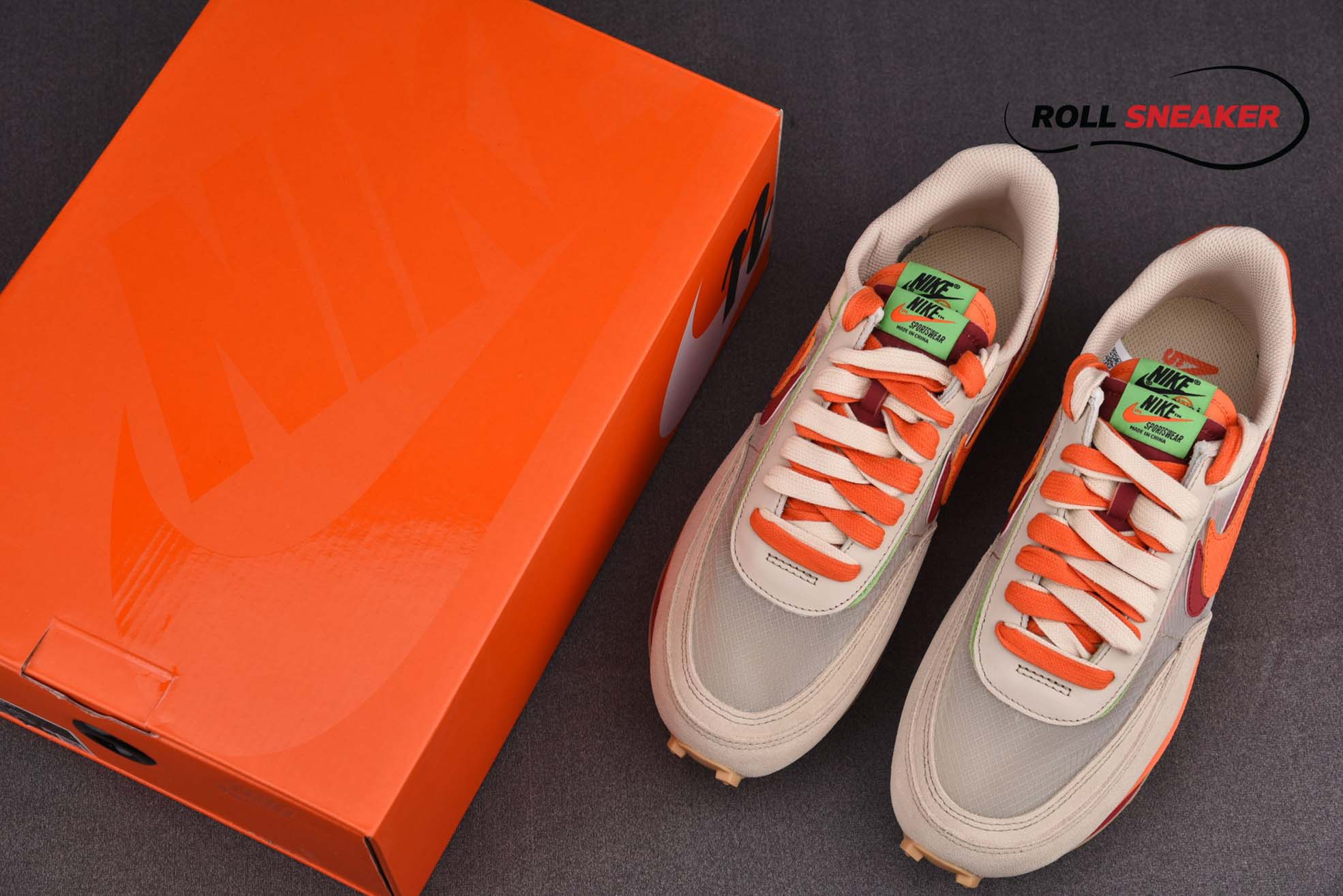 Nike Sacai x Clot x LDWaffle ‘Net Orange Blaze’