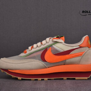 Nike Sacai x Clot x LDWaffle ‘Net Orange Blaze’