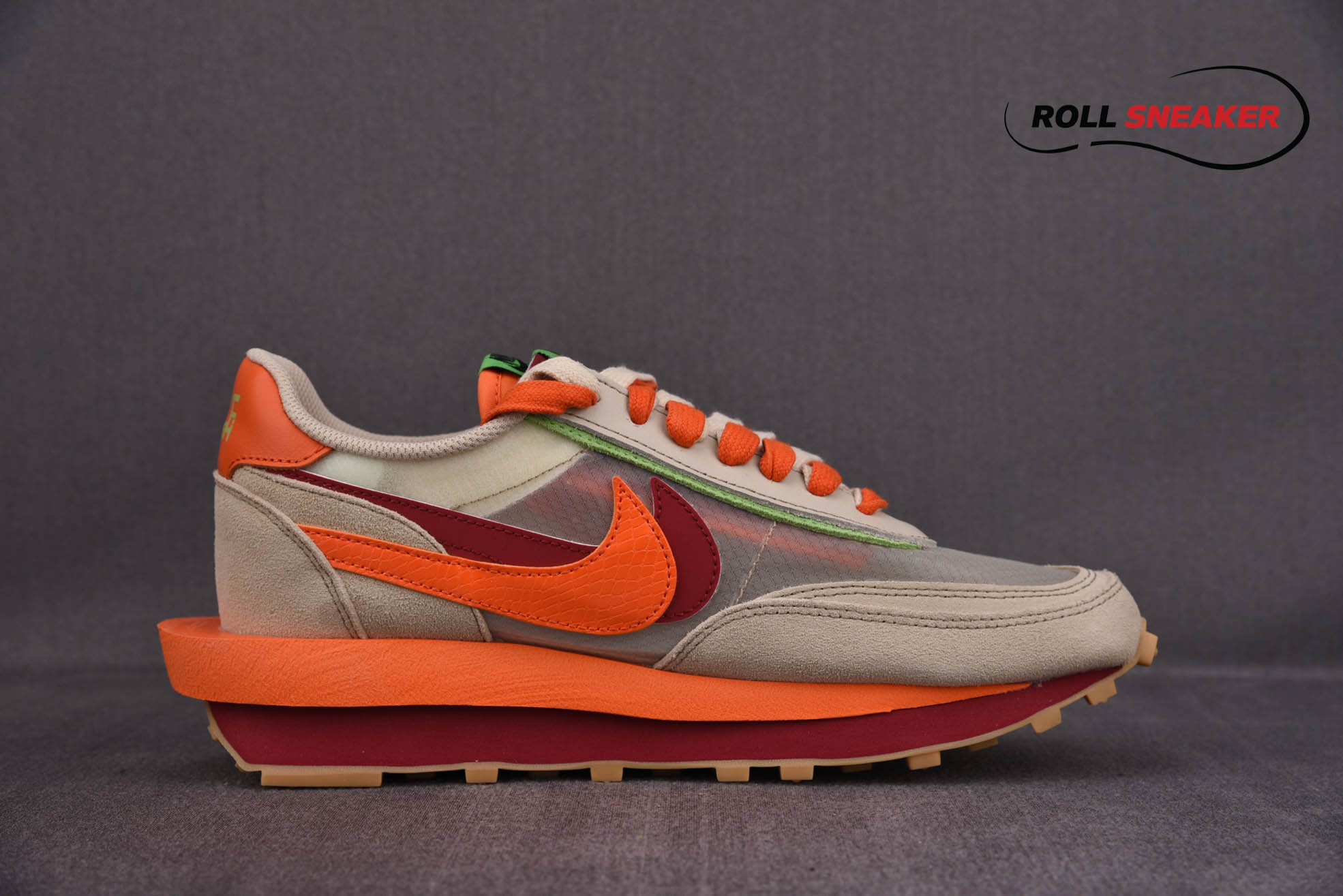 Nike Sacai x Clot x LDWaffle ‘Net Orange Blaze’