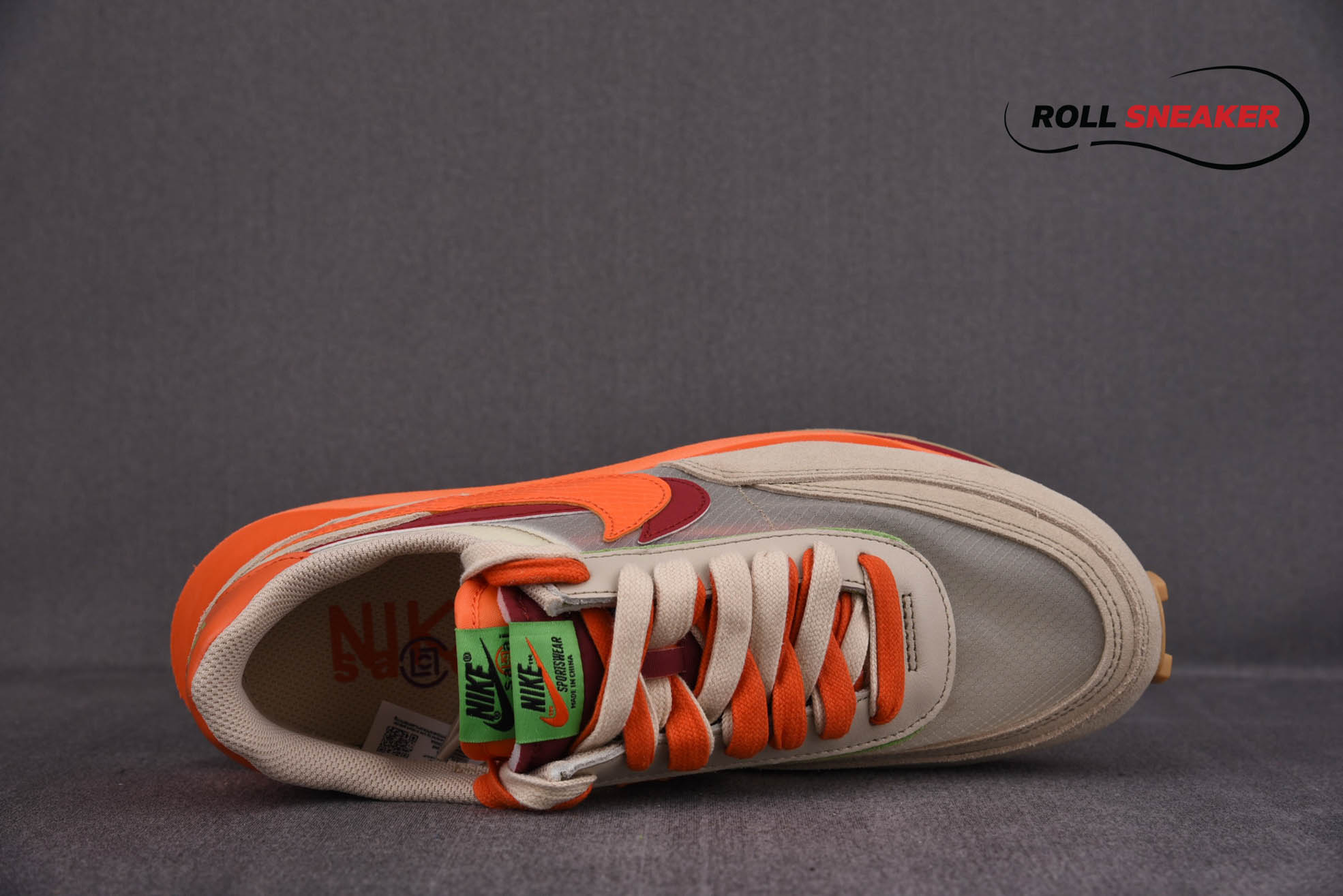 Nike Sacai x Clot x LDWaffle ‘Net Orange Blaze’