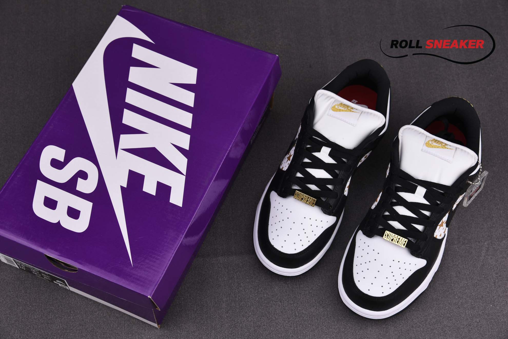 Nike Sb Dunk Supreme Stars Black