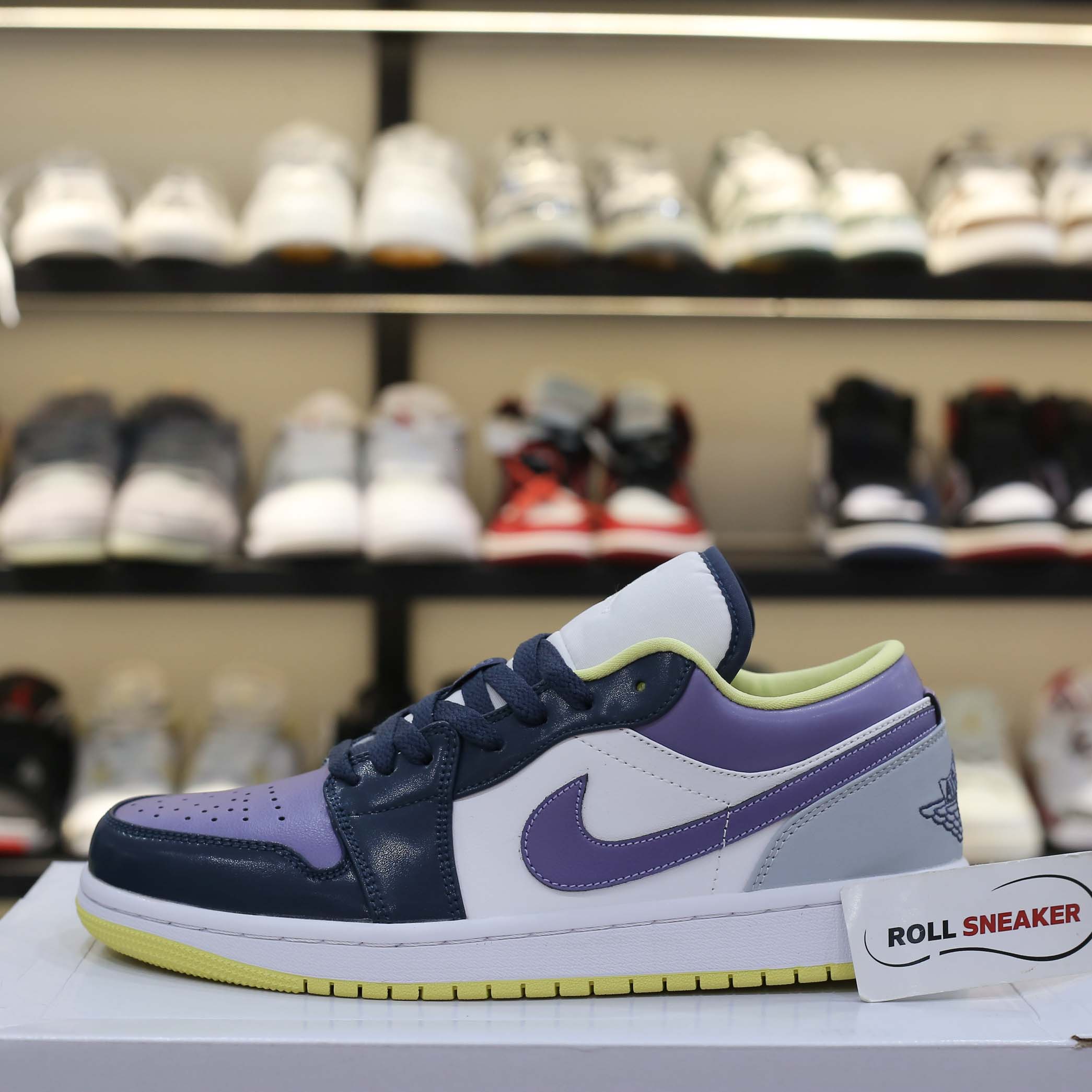 Nike Wmns Air Jordan 1 Low SE ‘Mismatched – Purple Magenta’