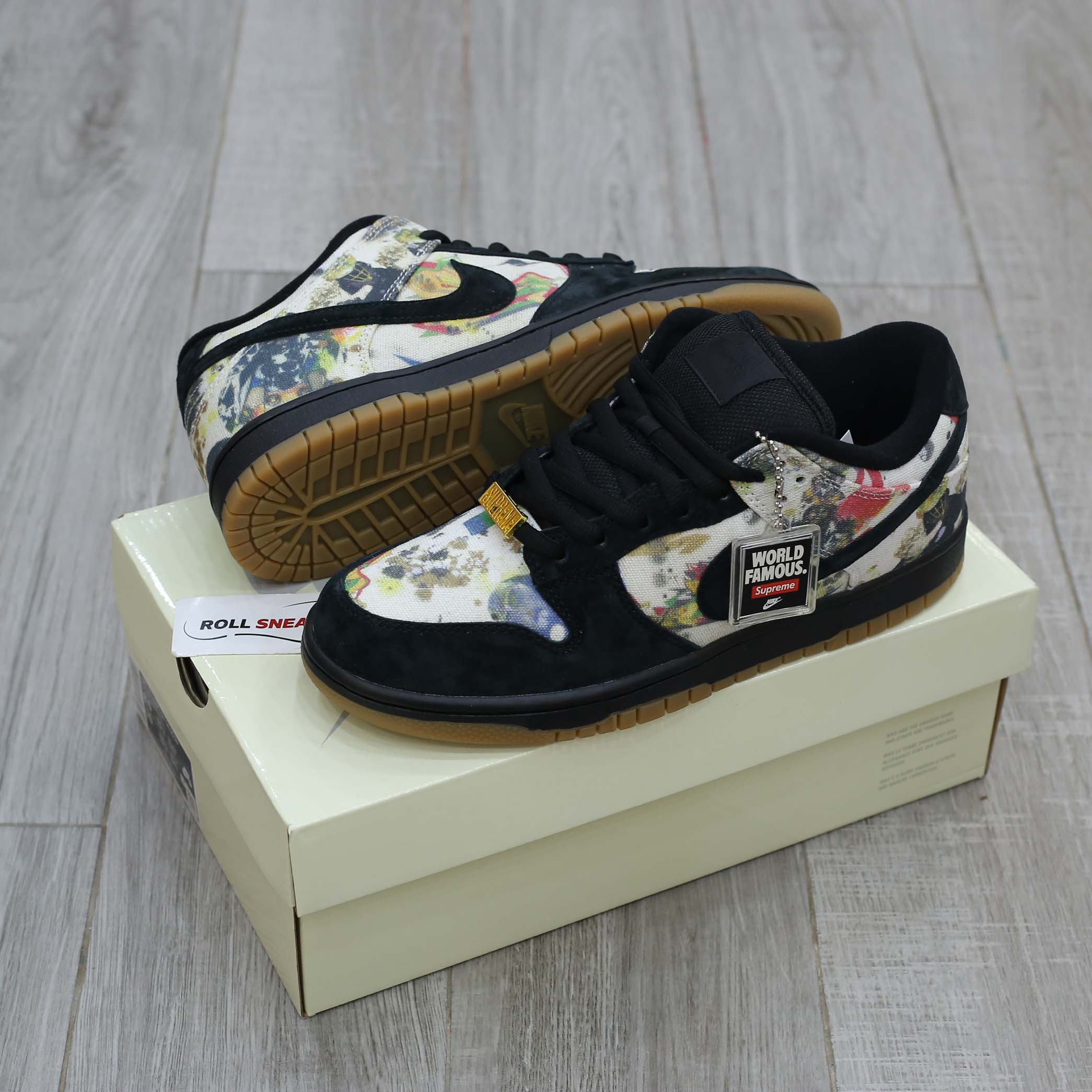 Supreme’s Nike SB Dunk Low ‘Rammellzee’