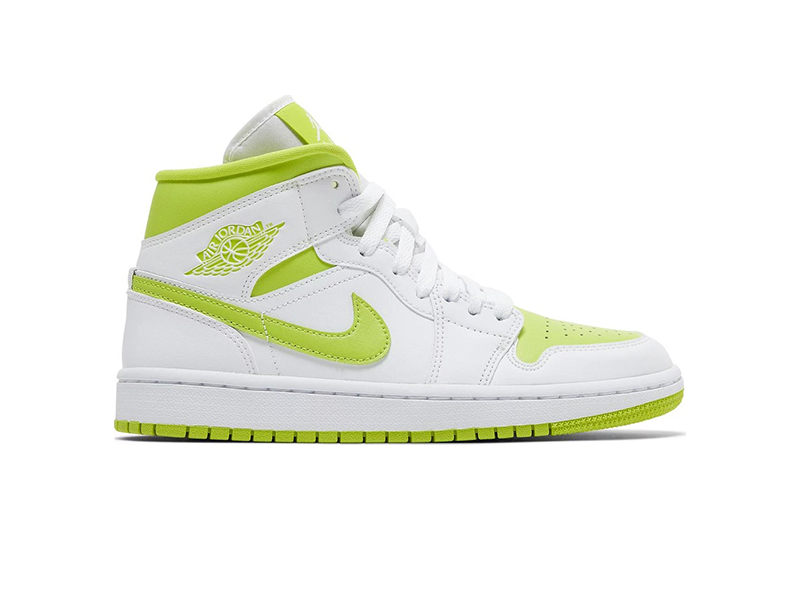 Nike Wmns Air Jordan 1 Mid 'White Lime'