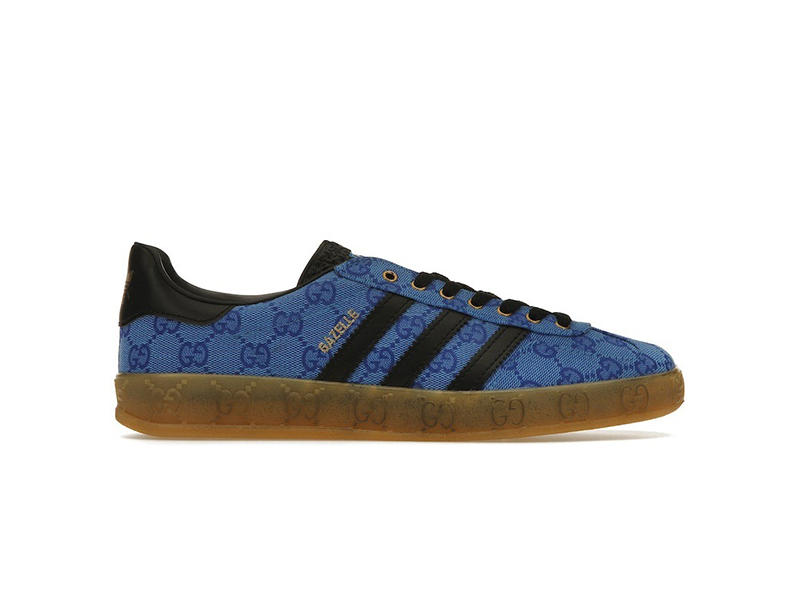 Adidas x Gucci Gazelle Blue GG Monogram