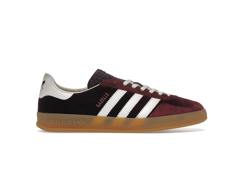 Adidas x Gucci Gazelle Burgundy Velvet Men’s