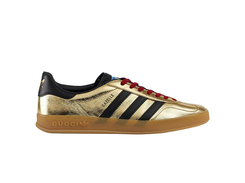 Adidas x Gucci Gazelle ‘Metallic Gold’