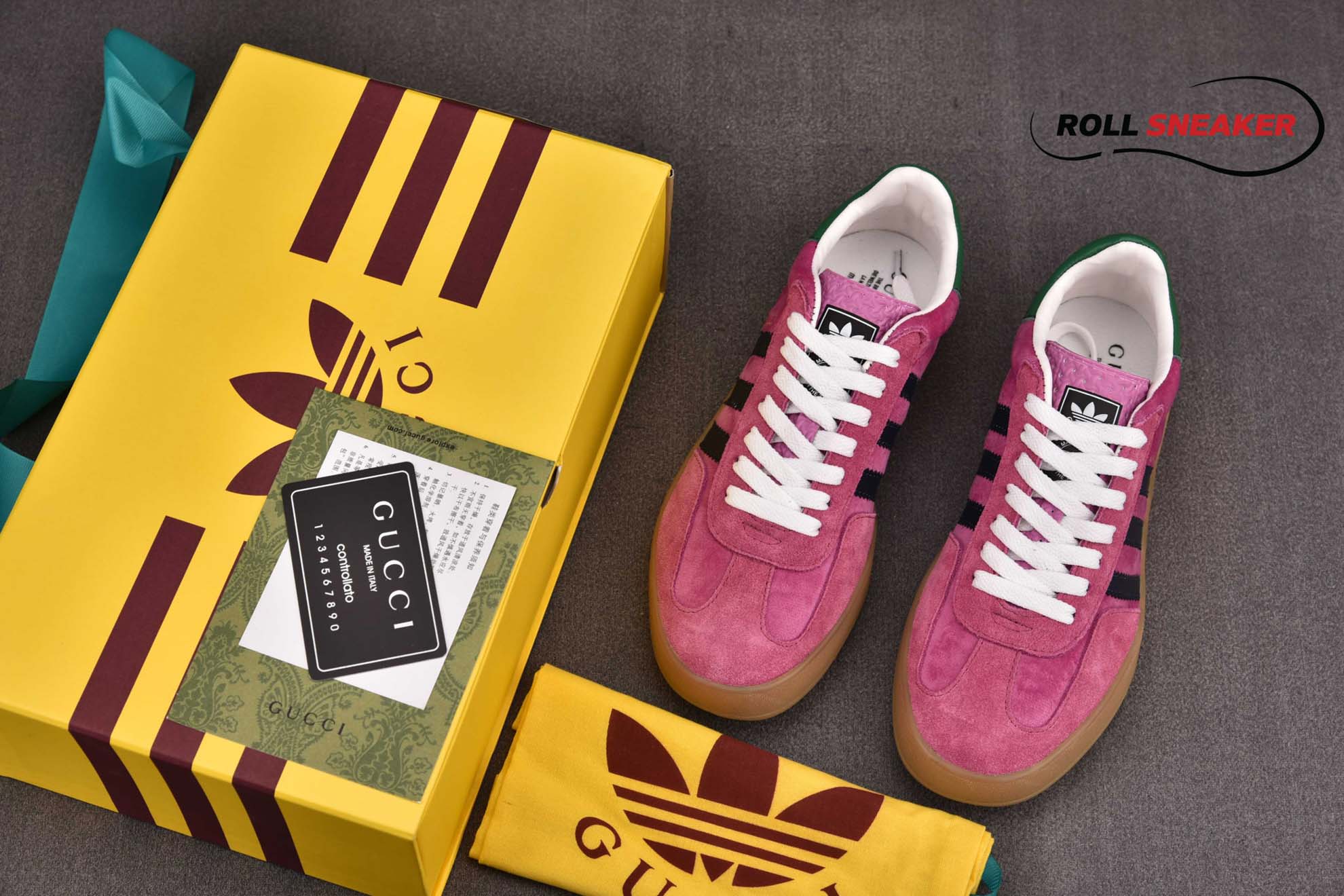 Adidas x Gucci Gazelle ‘Pink’