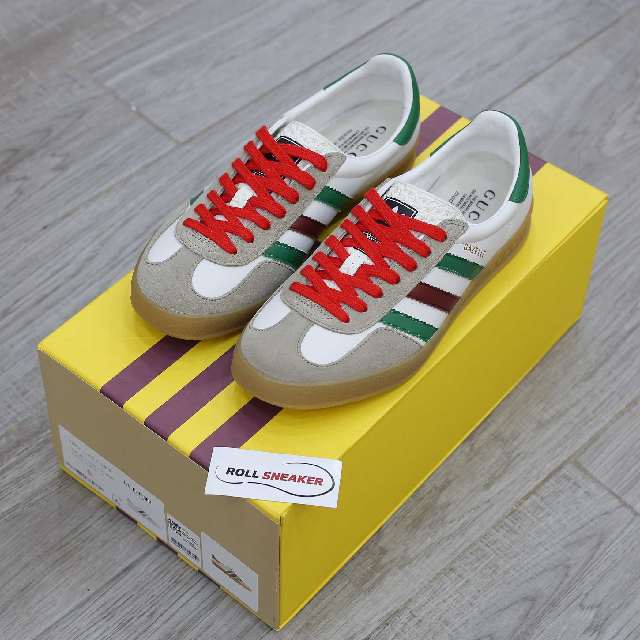 Adidas x Gucci Gazelle White Green Red Men’s