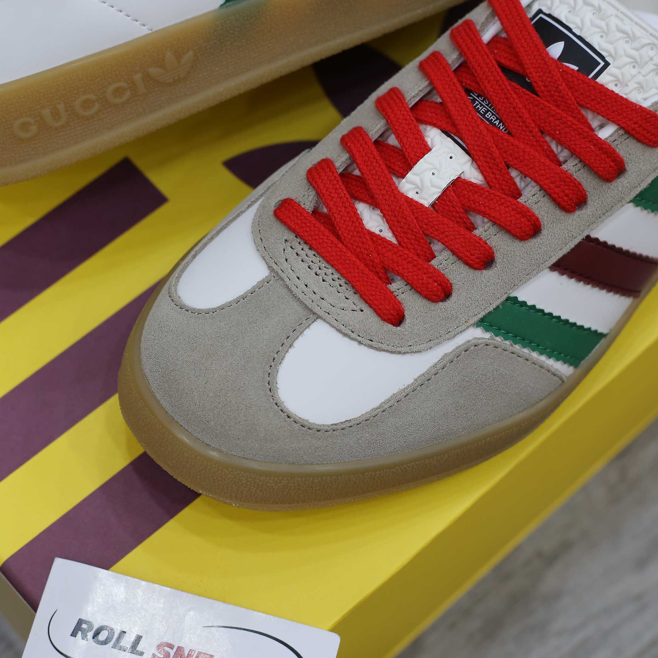 Adidas x Gucci Gazelle White Green Red Men’s