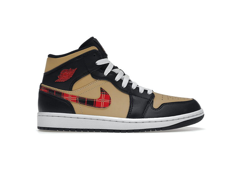 Nike Air Jordan 1 Mid 'Tartan Swoosh'