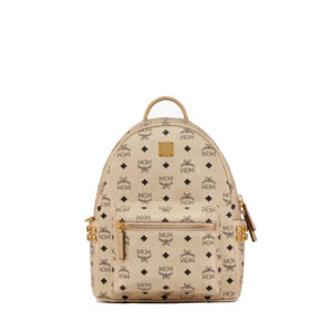 Balo MCM Stark Side Studs Backpack in Visetos Small