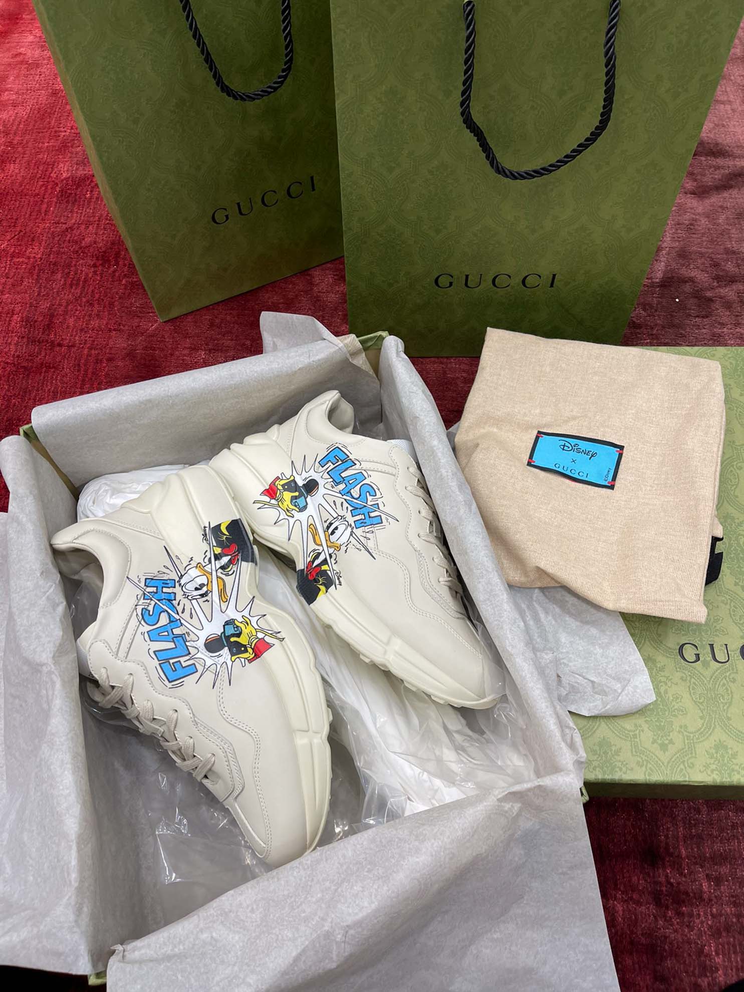 Disney x Gucci Donald Duck Rhyton Sneaker Best Quality