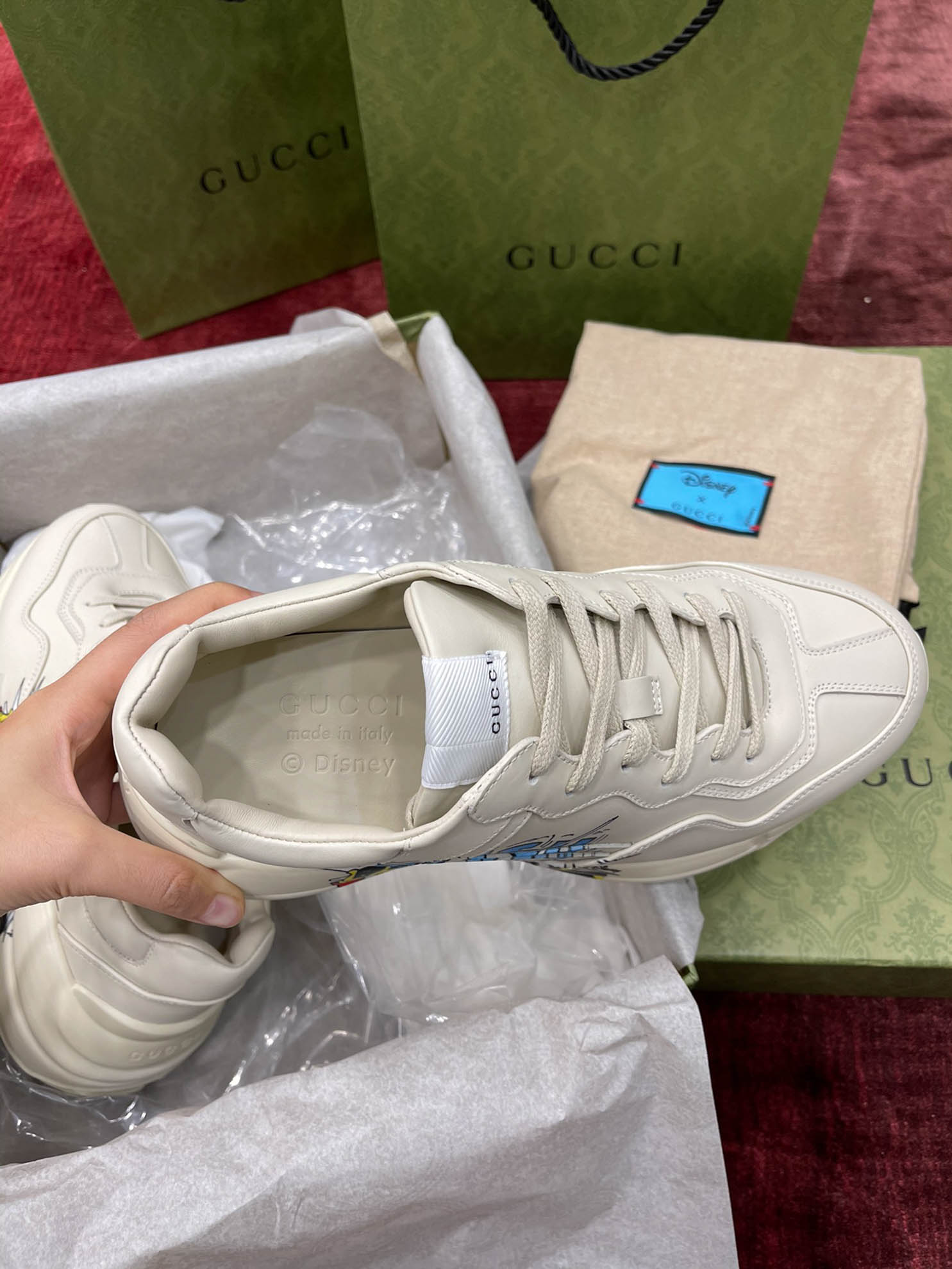 Disney x Gucci Donald Duck Rhyton Sneaker Best Quality