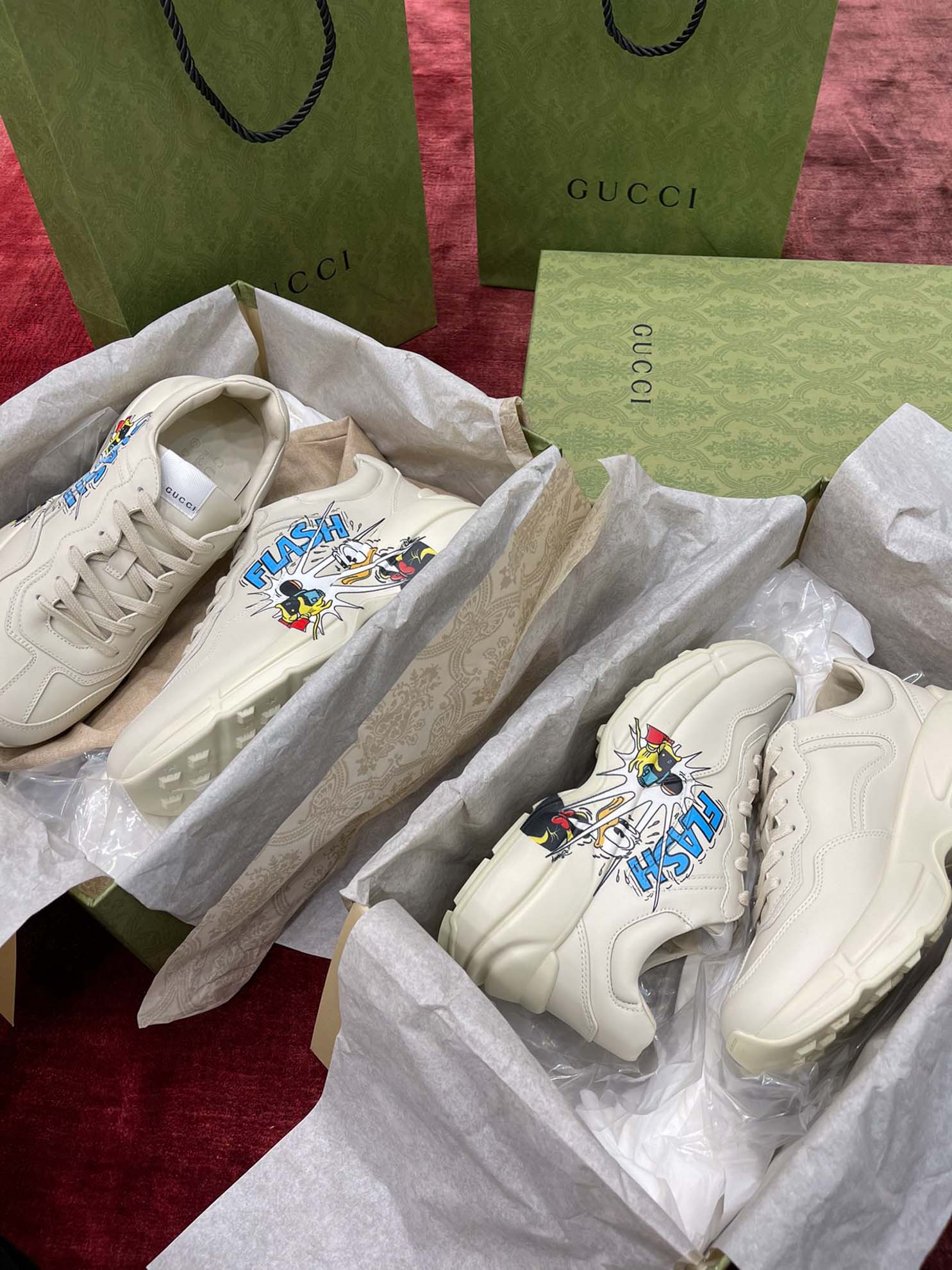 Disney x Gucci Donald Duck Rhyton Sneaker Best Quality