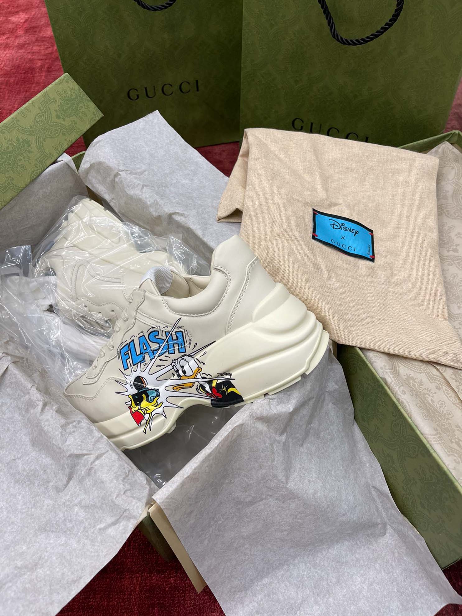 Disney x Gucci Donald Duck Rhyton Sneaker Best Quality