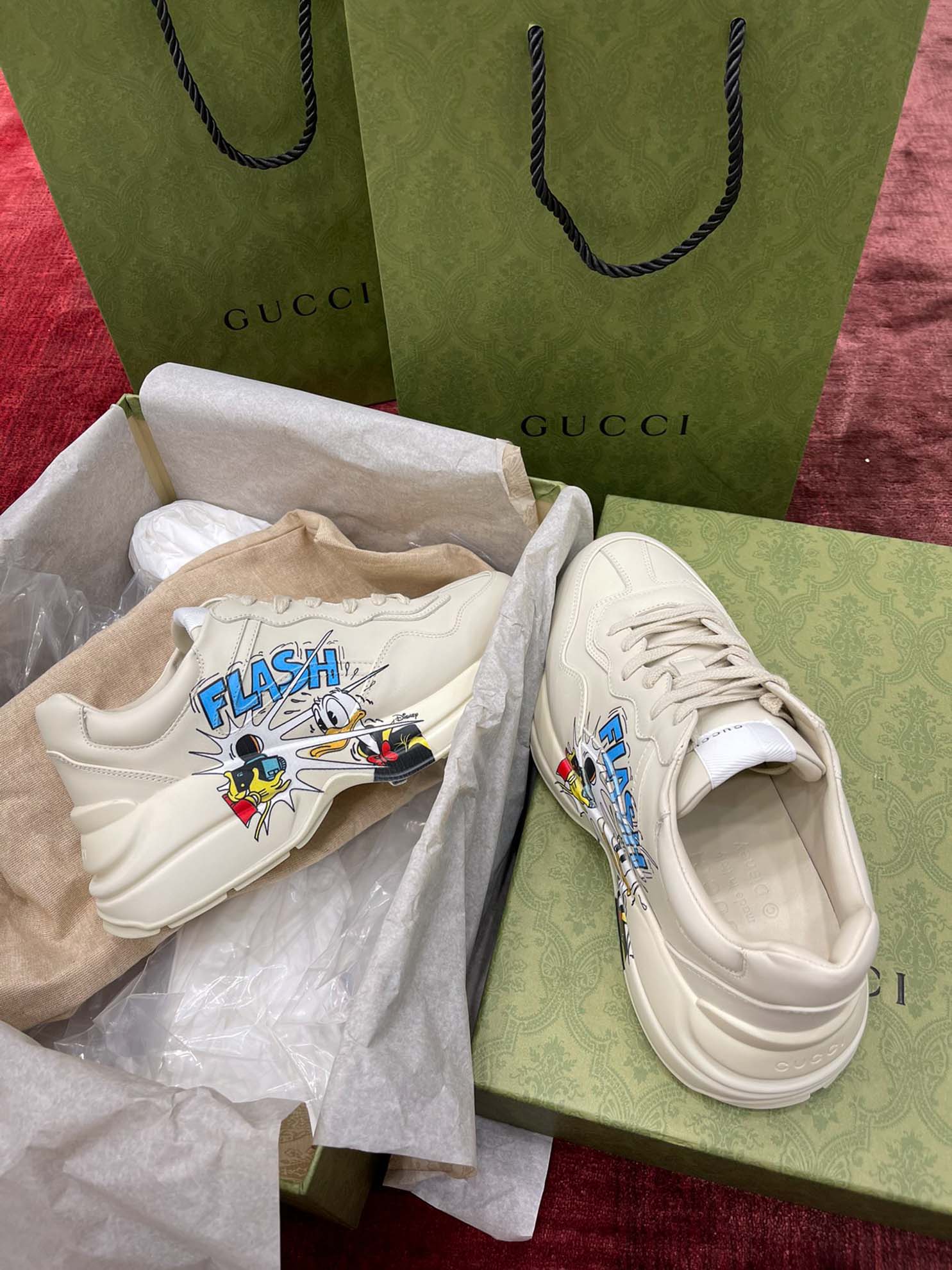 Disney x Gucci Donald Duck Rhyton Sneaker Best Quality