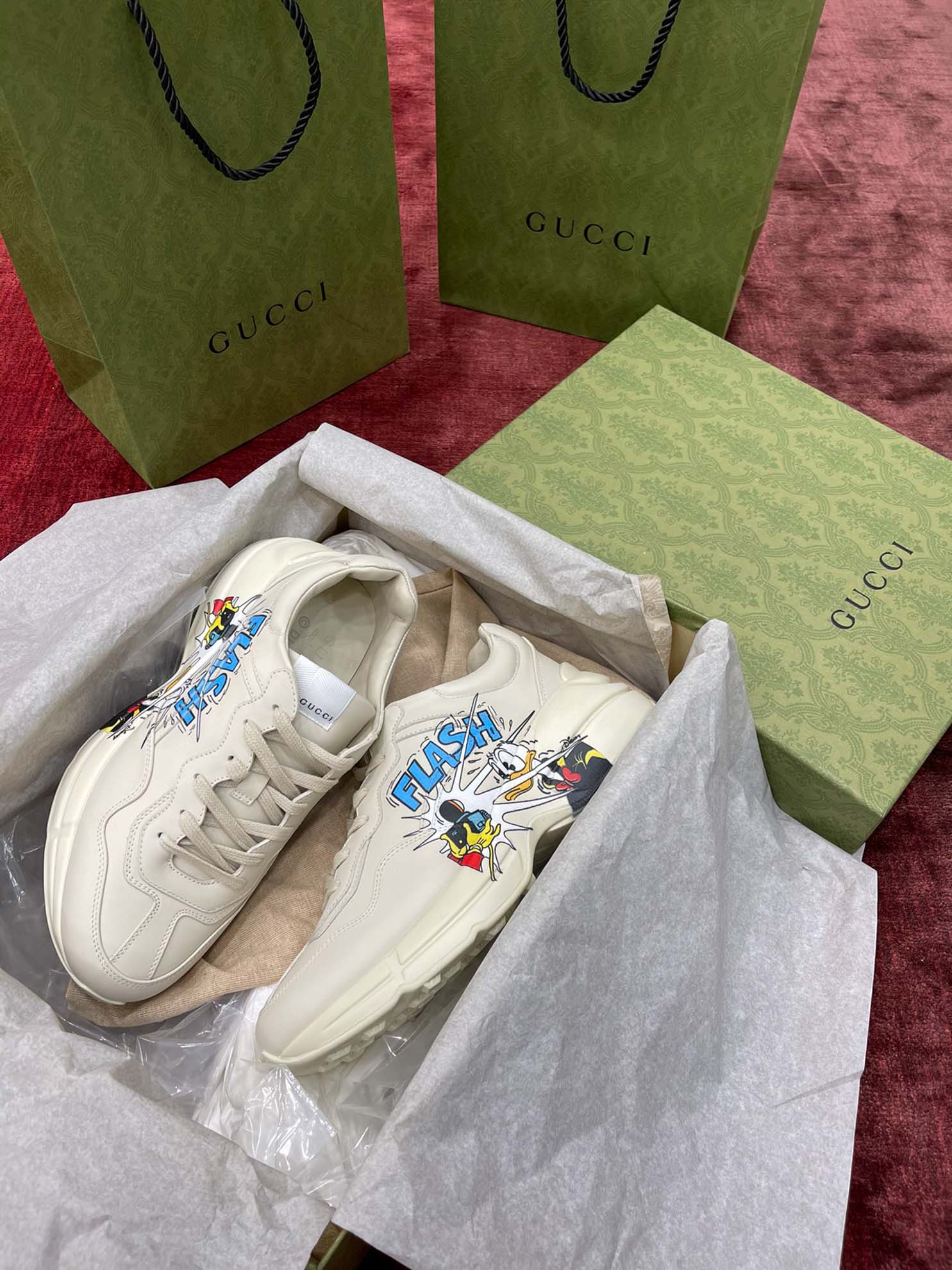 Disney x Gucci Donald Duck Rhyton Sneaker Best Quality