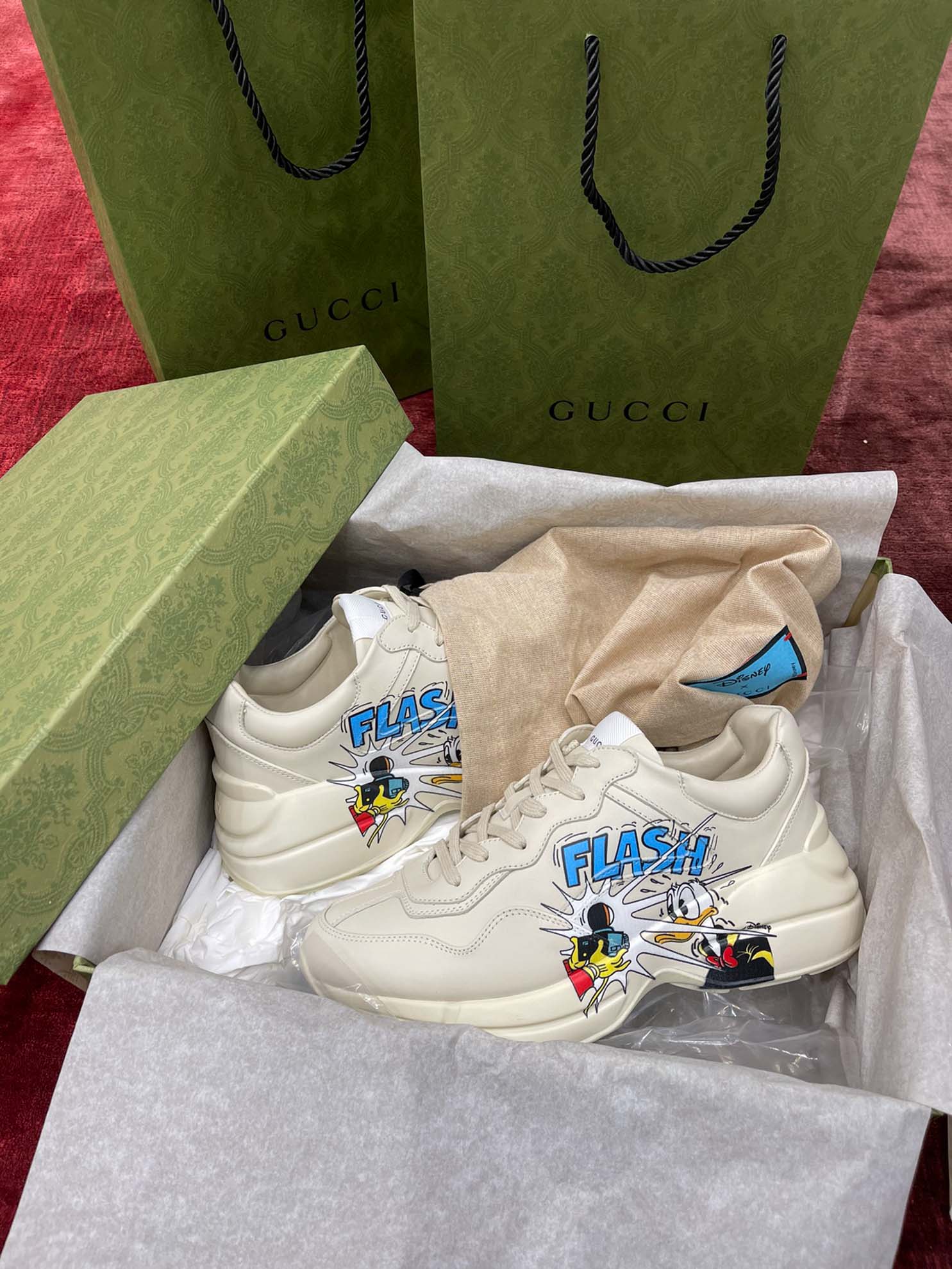 Disney x Gucci Donald Duck Rhyton Sneaker Best Quality