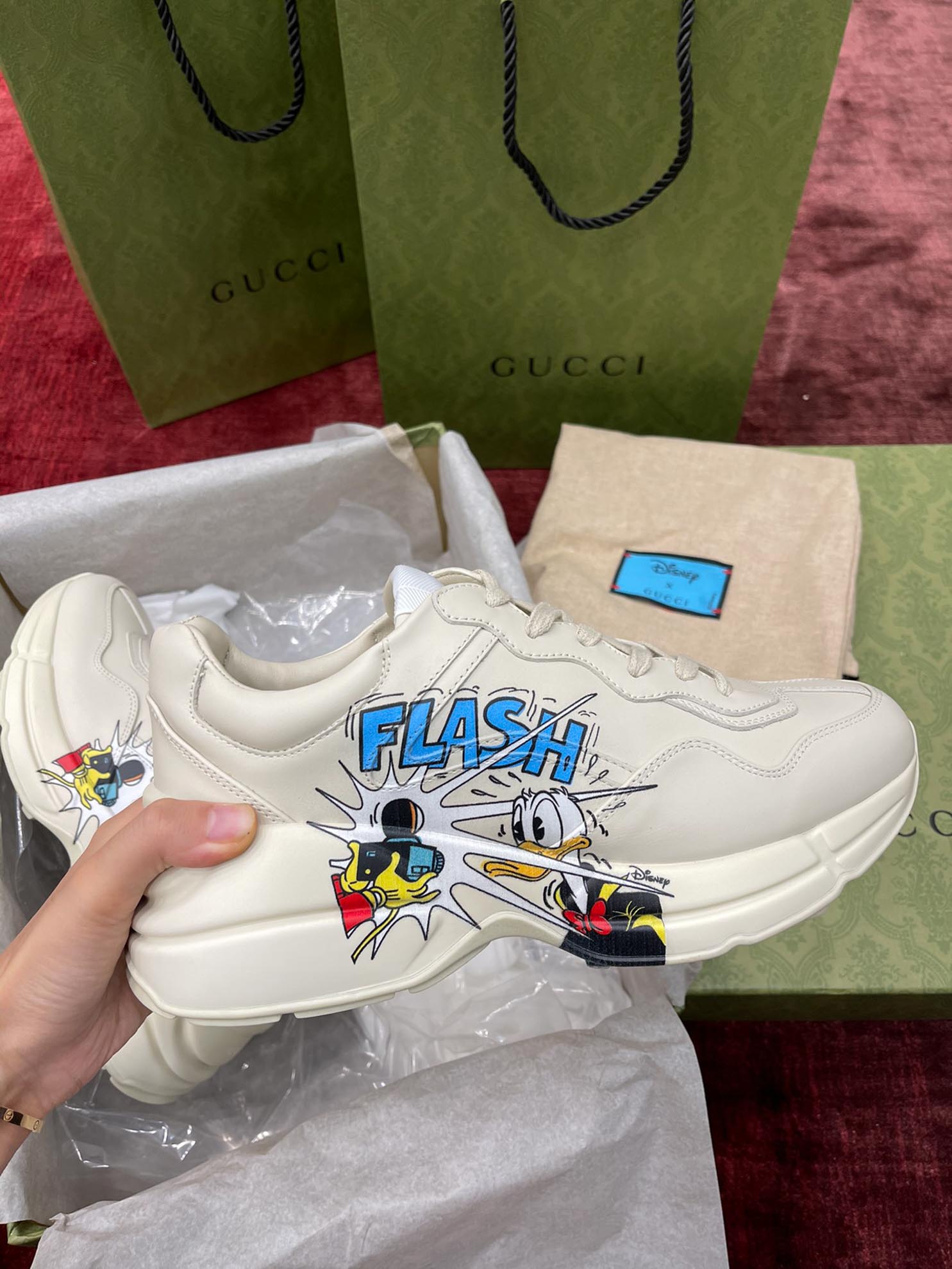 Disney x Gucci Donald Duck Rhyton Sneaker Best Quality