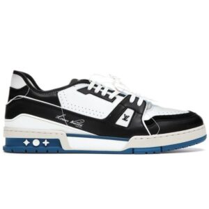 Louis Vuitton Lv Trainer White Black Blue