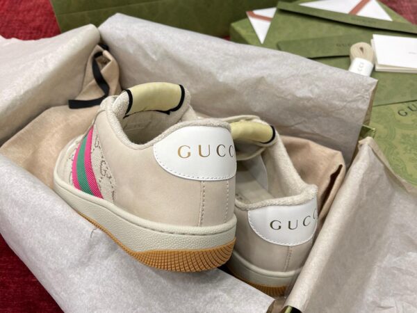 Gucci GG Screener White Pink Green