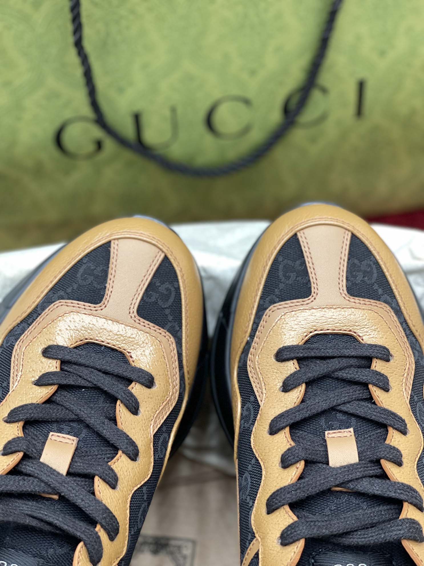 Gucci Rhyton Black Gold Đen Vàng