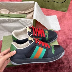 Gucci Screener Suede ‘Black Green’