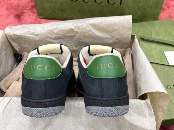Gucci Screener Suede ‘Black Green’