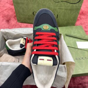 Gucci Screener Suede ‘Black Green’