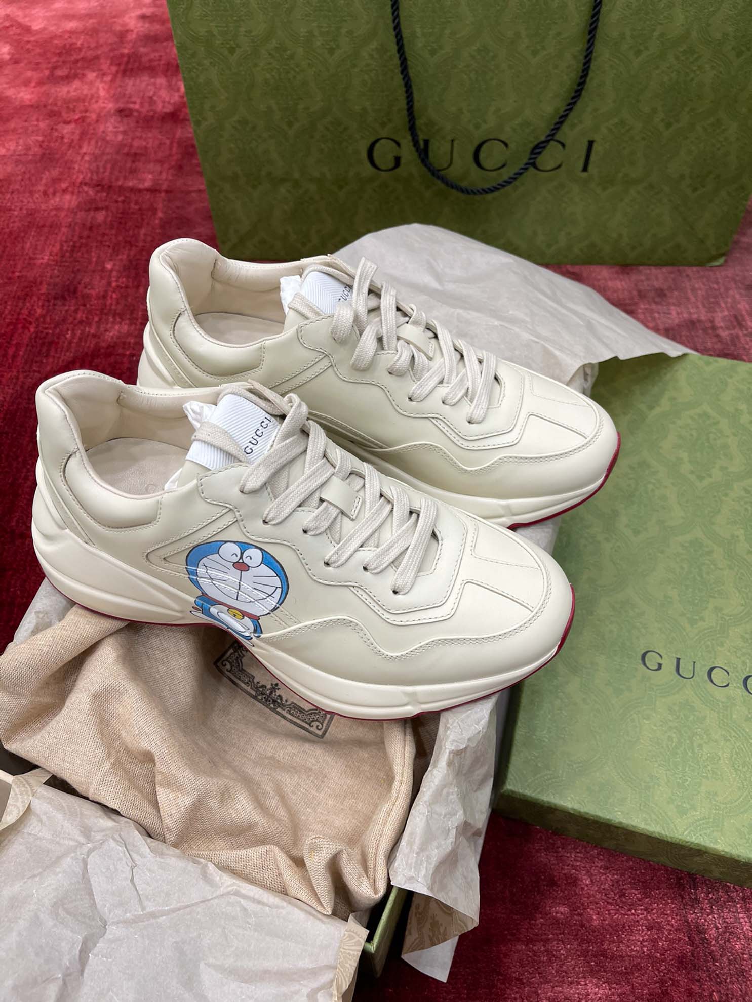 Gucci Wmns GG Rhyton Doraemon