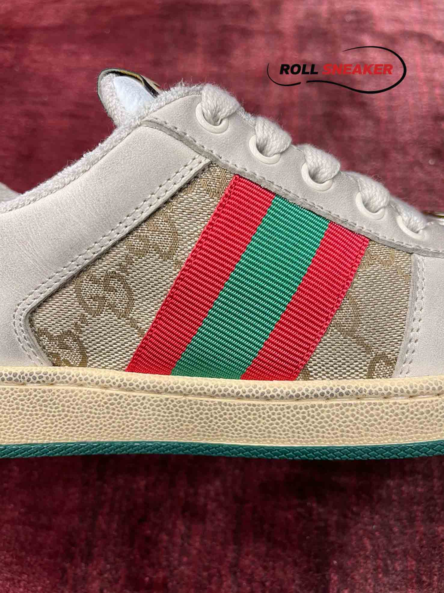 Gucci Wmns Screener ‘Distressed Pink Green’