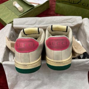 Gucci Wmns Screener ‘Distressed Pink Green’