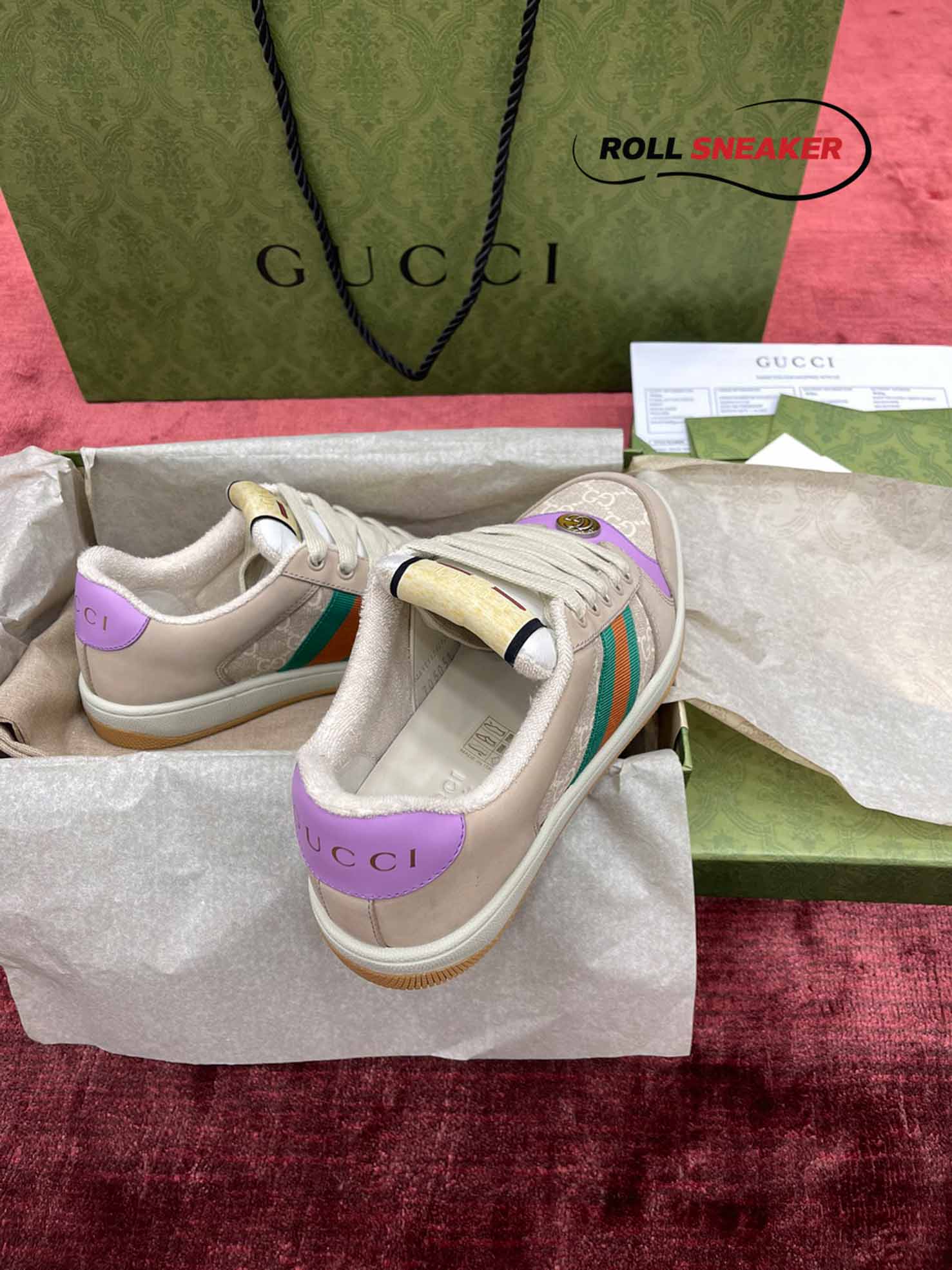 Gucci Wmns Screener ‘Pink Green Orange’ 