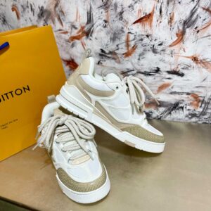 Louis Vuitton LV Skate Sneaker Beige White