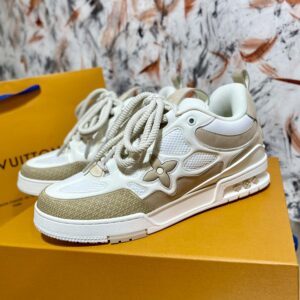 Louis Vuitton LV Skate Sneaker Beige White