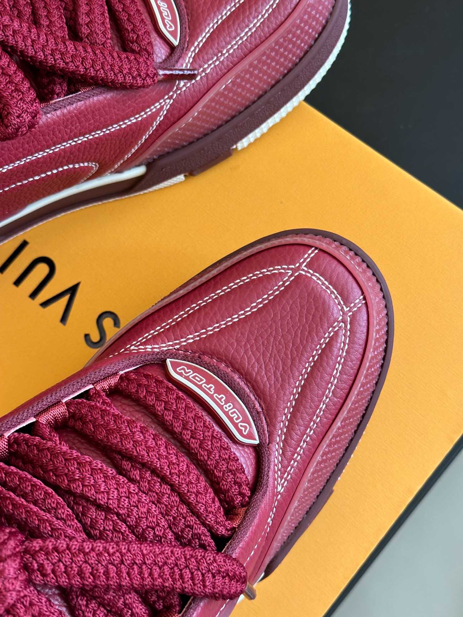 Louis Vuitton LV Skate Sneaker Bordeaux Red