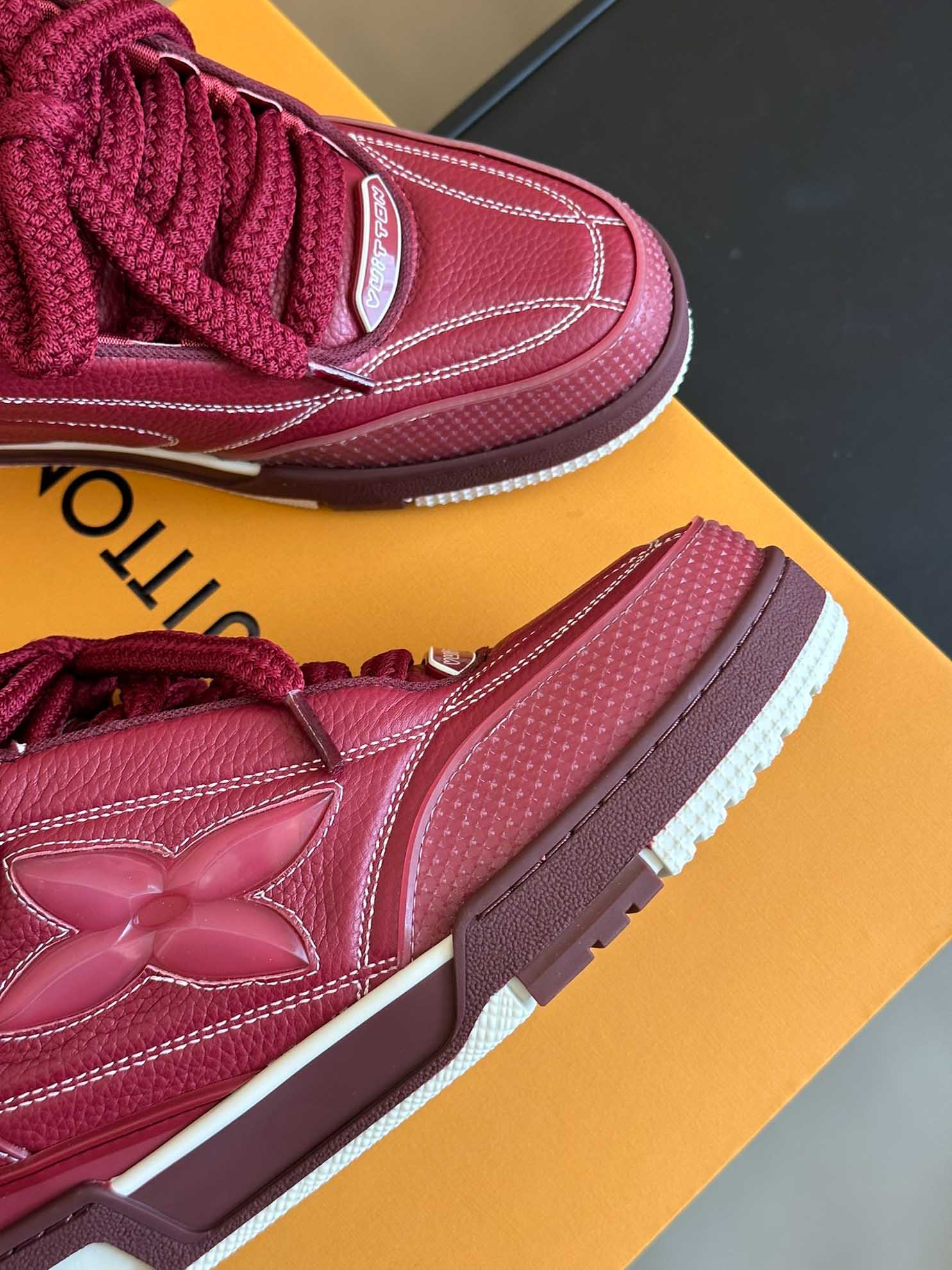 Louis Vuitton LV Skate Sneaker Bordeaux Red