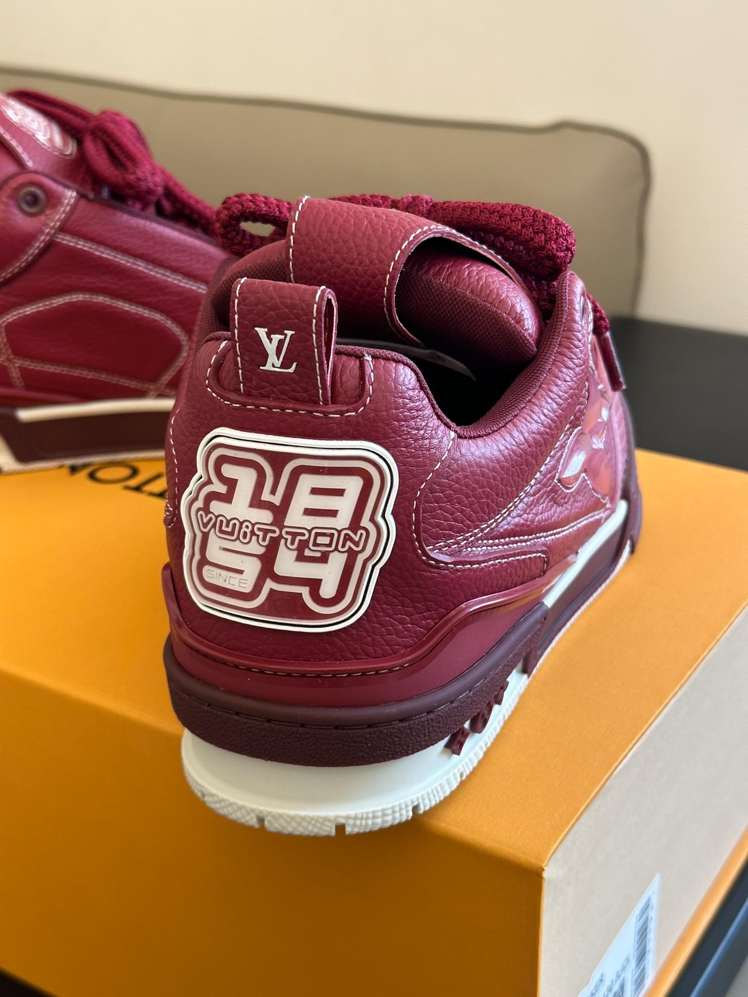 Louis Vuitton LV Skate Sneaker Bordeaux Red