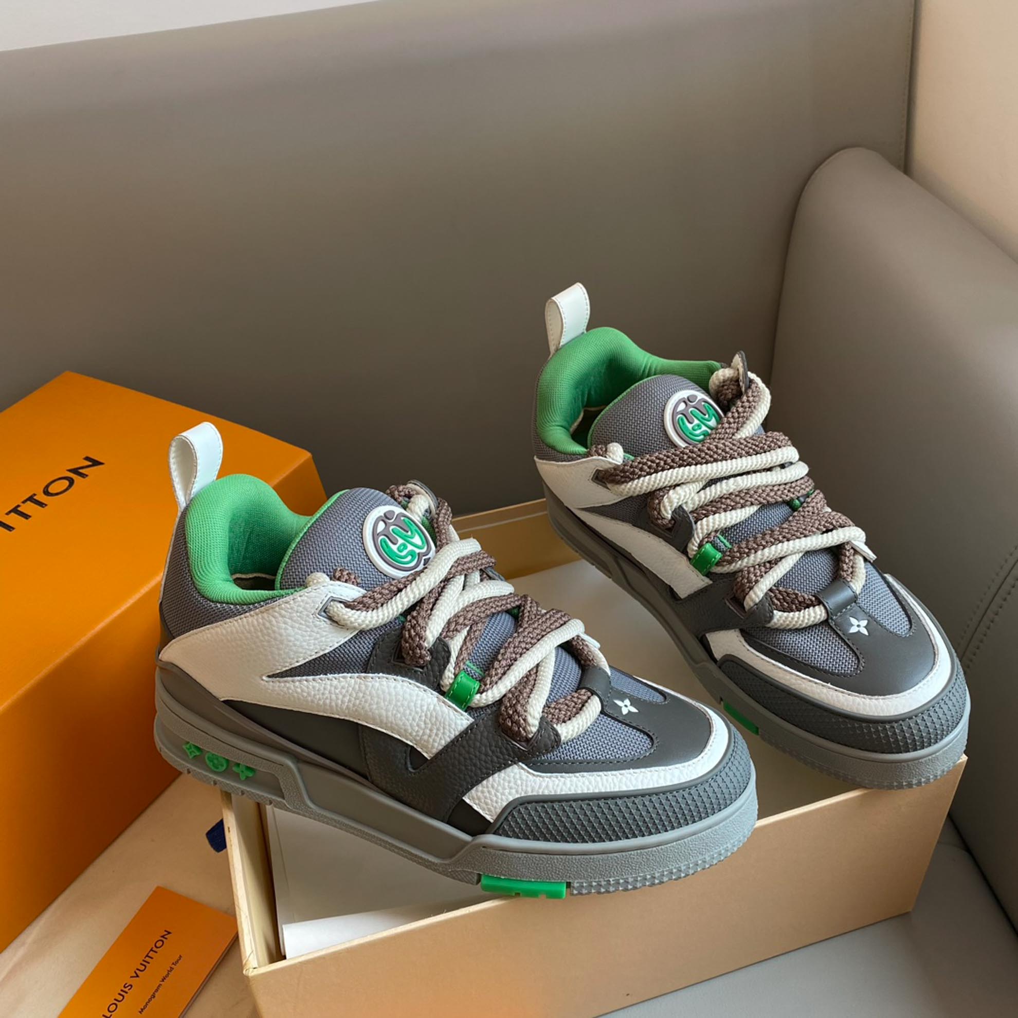 Louis Vuitton LV Skate Sneaker Grey Green