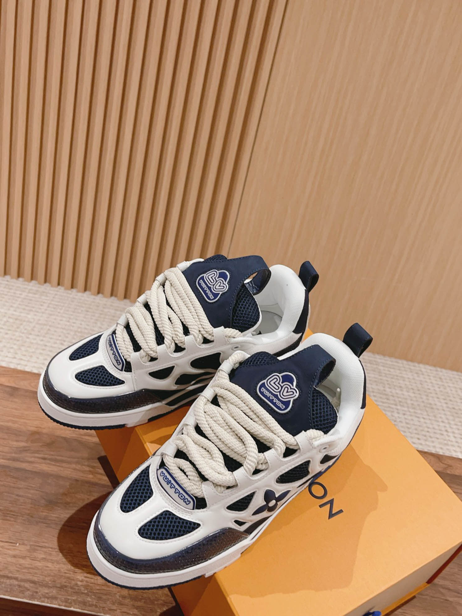 Louis Vuitton LV Skate Sneaker Marine White