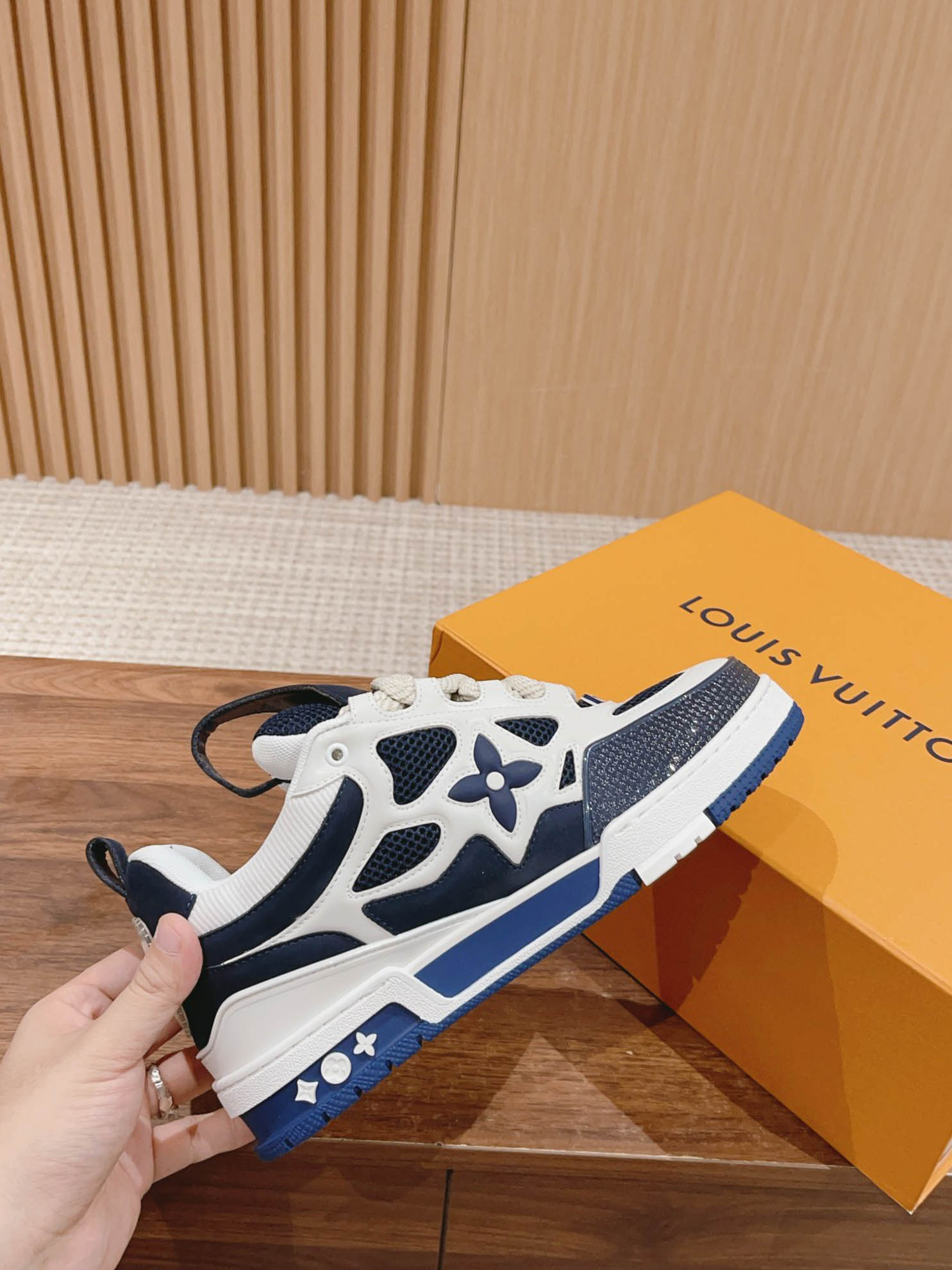 Louis Vuitton LV Skate Sneaker Marine White