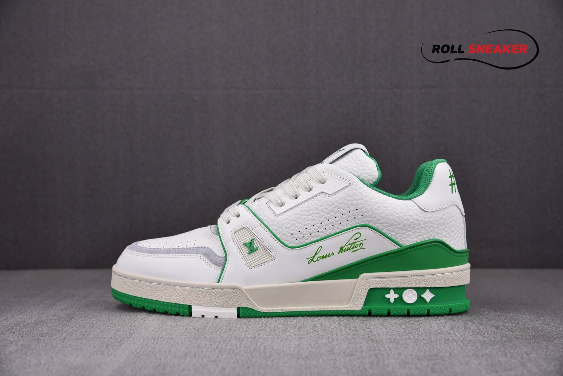 Louis Vuitton Lv Trainer #54 Signature Green 